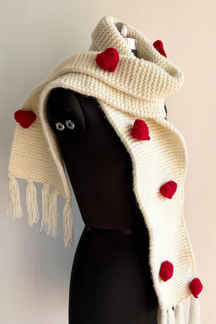 Handwoven wool muffler