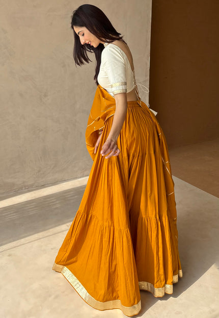Mustard Lehenga set
