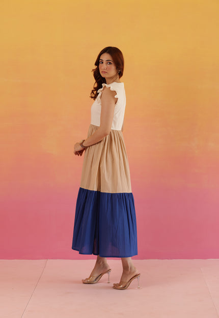 Cotton two tier dress