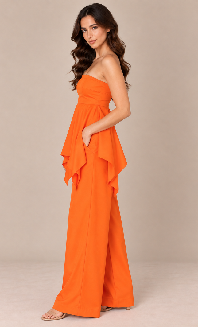 Orange cotton co-ord