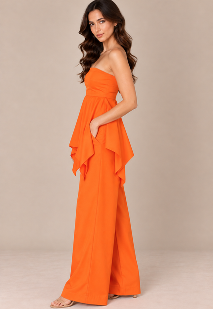 Orange cotton co-ord