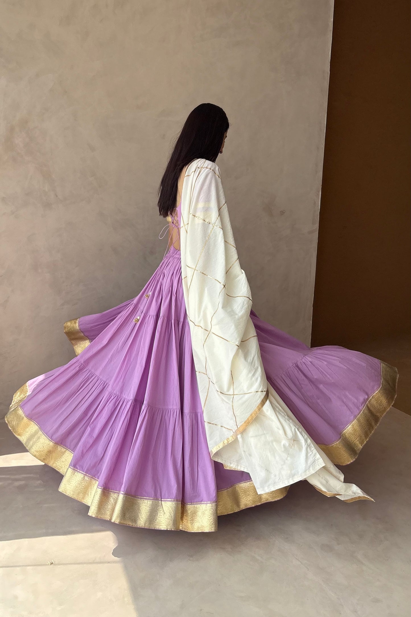 Lavender lehenga set