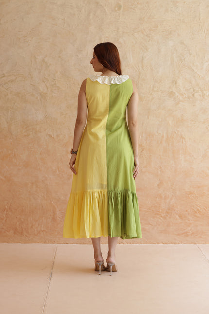 Cotton midi dress
