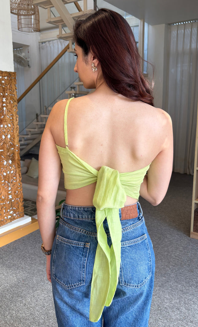 Willow scarf knot top