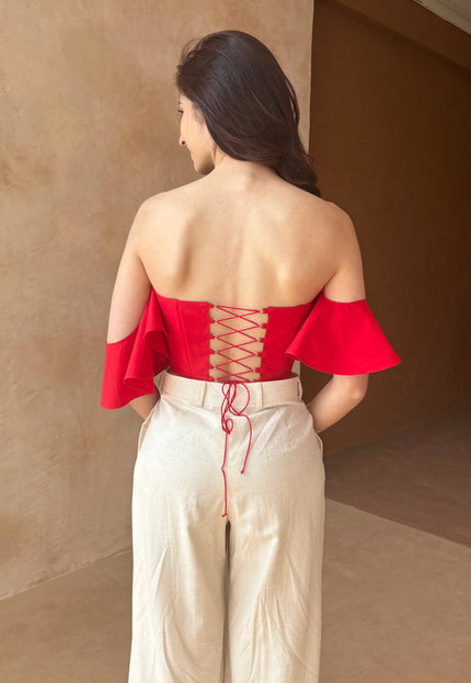 Red corset