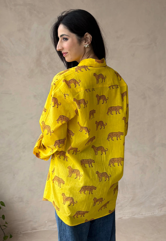 Cotton oversized shirt