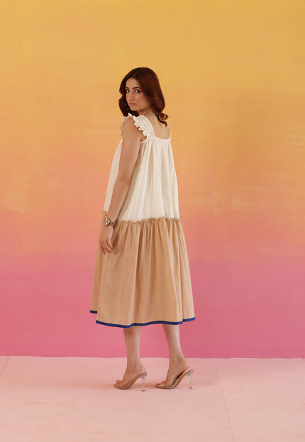 Cotton midi dress