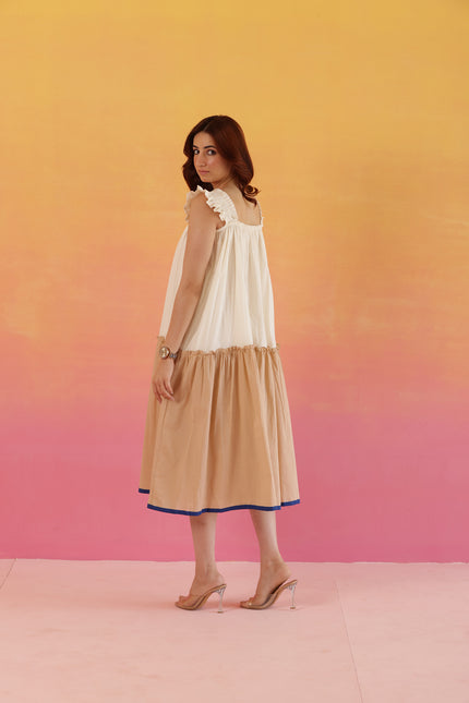 Cotton midi dress