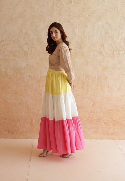 Cotton cut-out dress