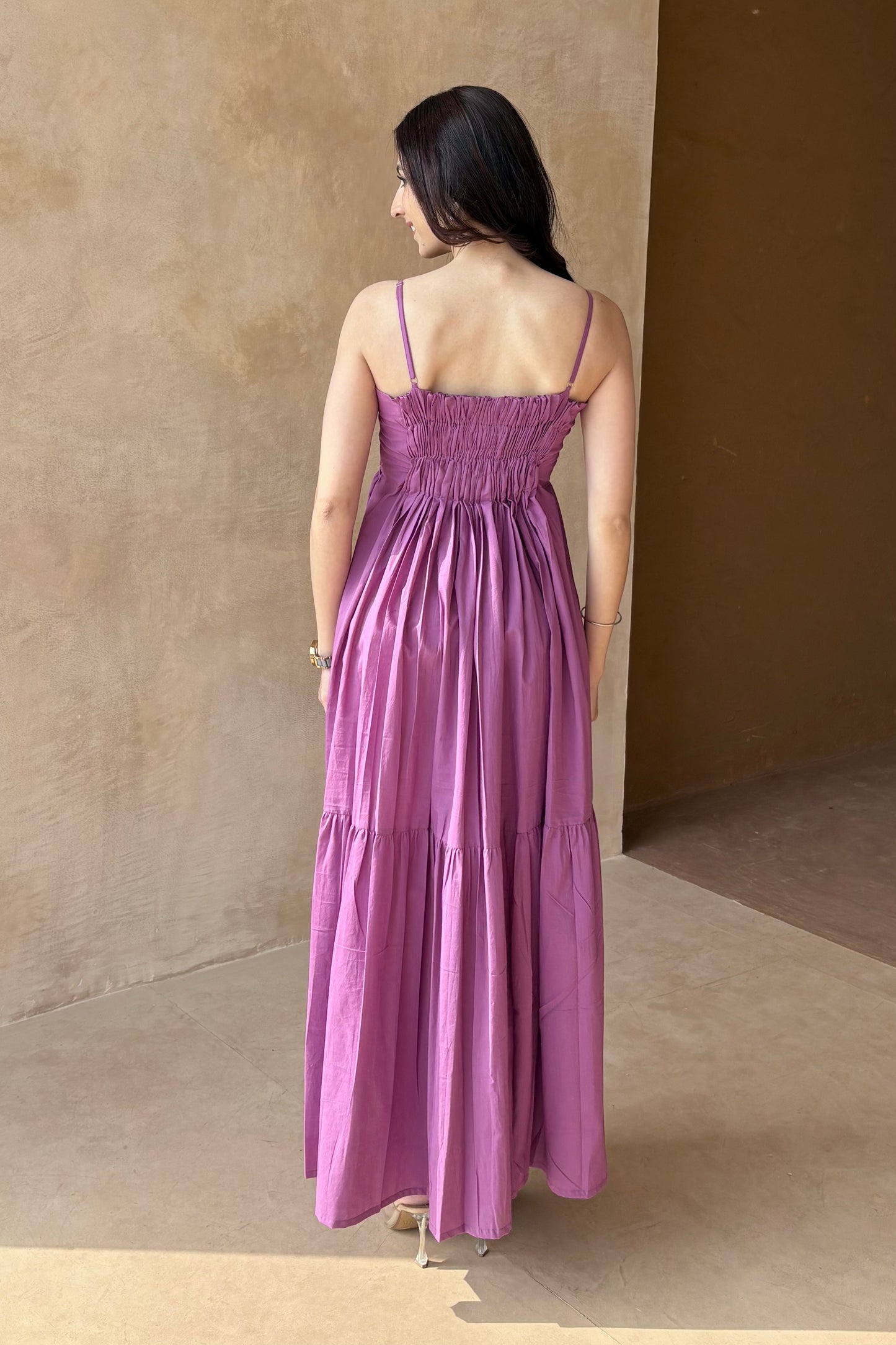 Lavender maxi dress