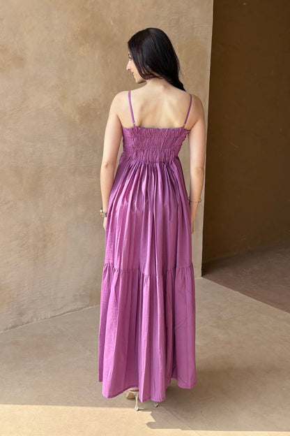 Lavender maxi dress