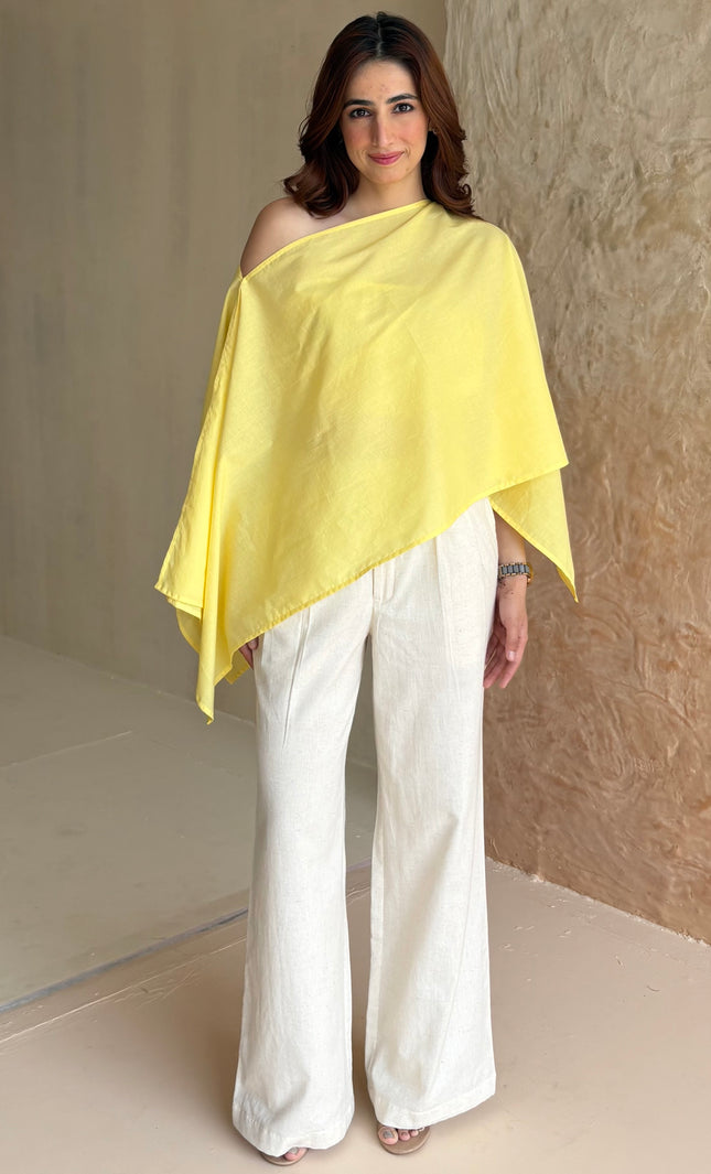 Cotton flared top