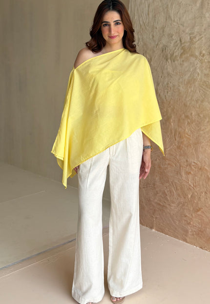 Cotton flared top