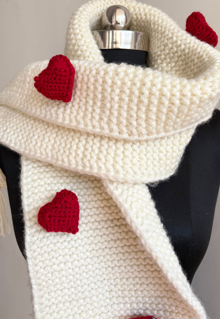 Handwoven wool muffler