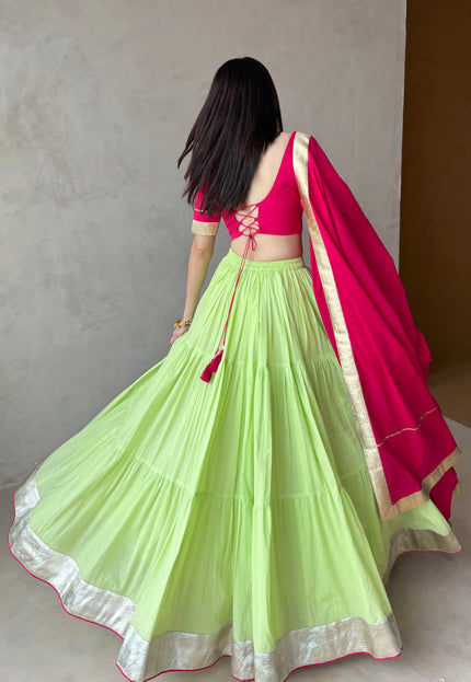 Rani pink lehenga set