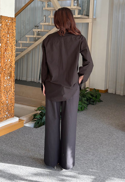Black tailored set