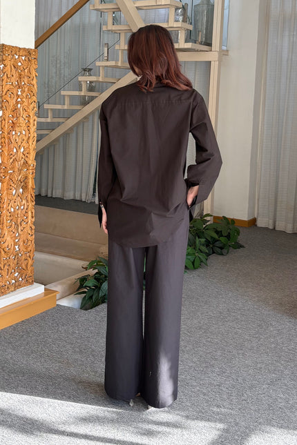 Black tailored set