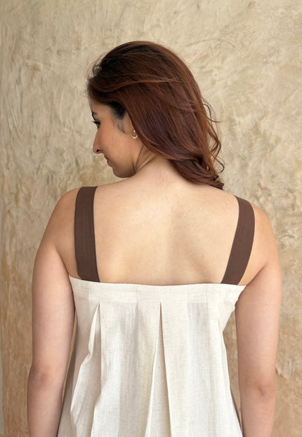 Beige maxi dress