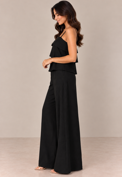 Black cotton co-ord