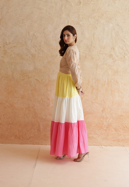 Cotton cut-out dress