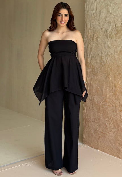 Black cotton co-ord