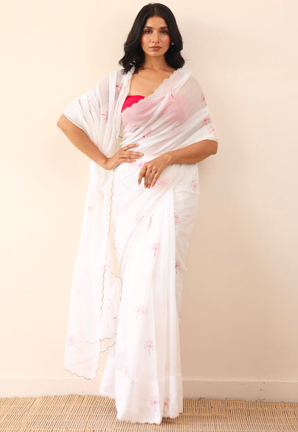 Kota doria printed saree