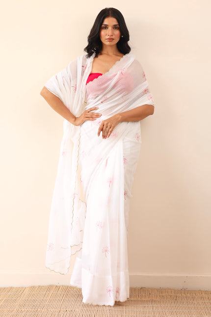 Kota doria printed saree