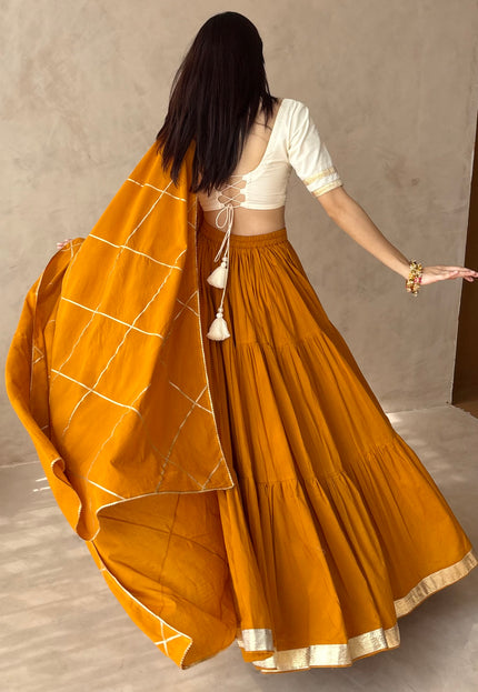 Mustard Lehenga set