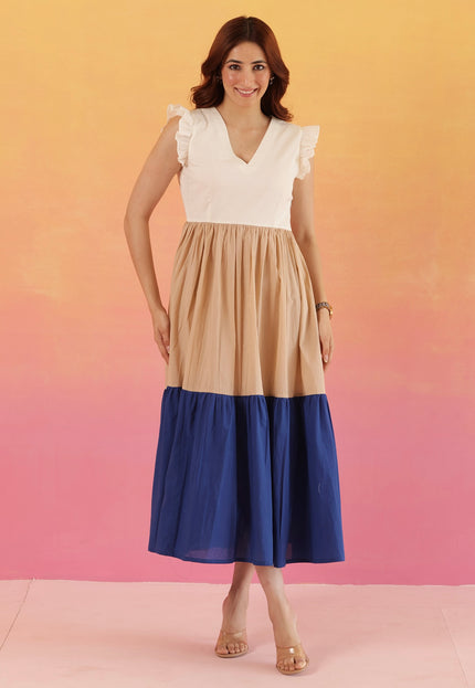 Cotton two tier dress
