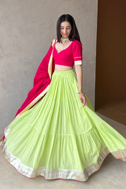 Rani pink lehenga set