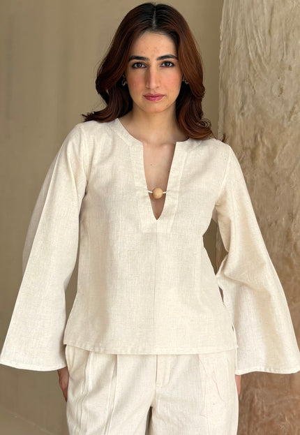 Cotton linen co-ord