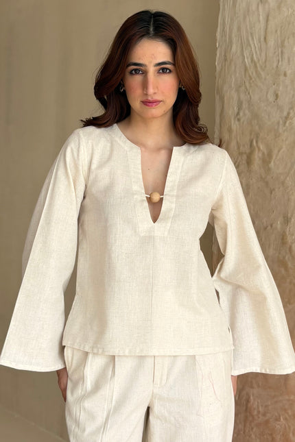 Cotton linen co-ord