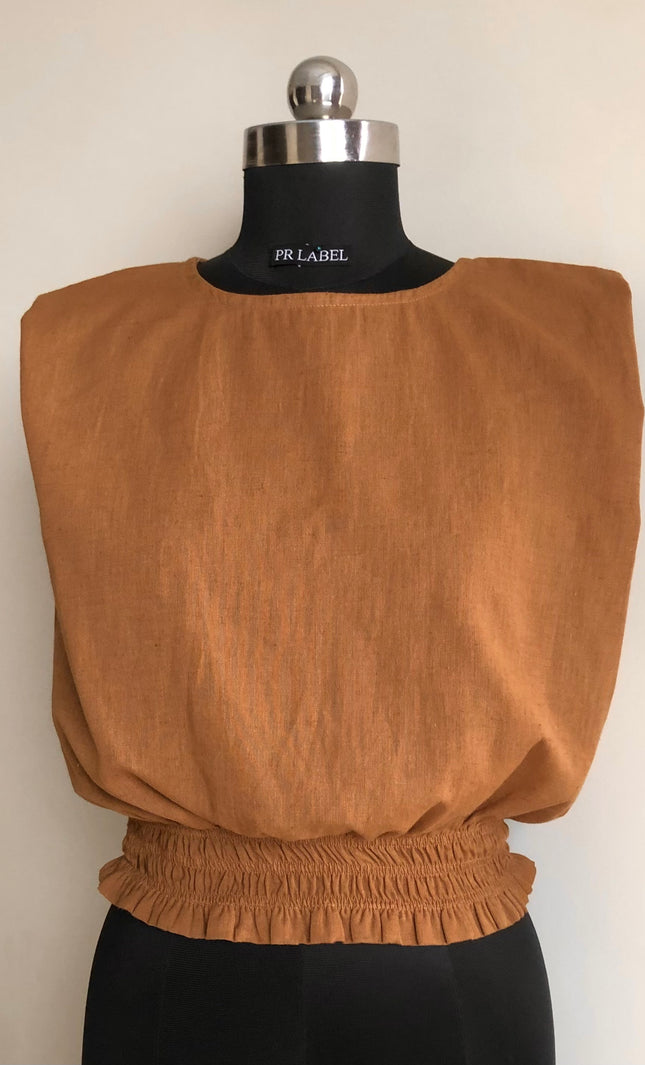 Solid cotton top