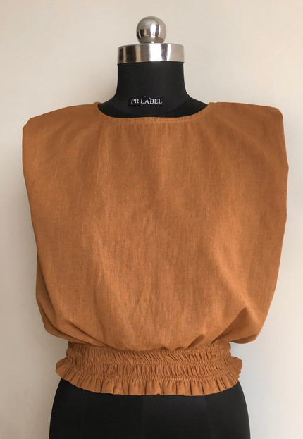 Solid cotton top