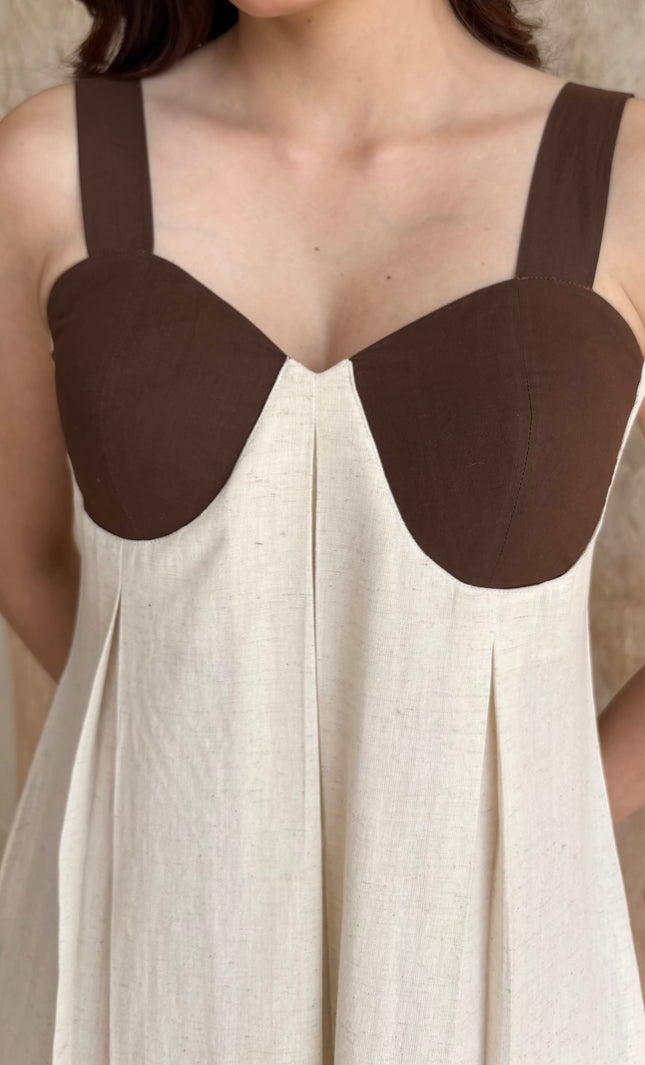 Beige maxi dress