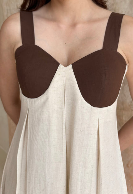 Beige maxi dress