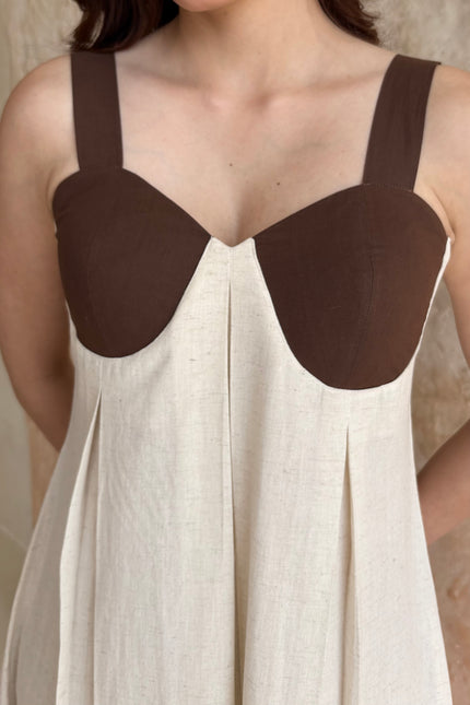 Beige maxi dress