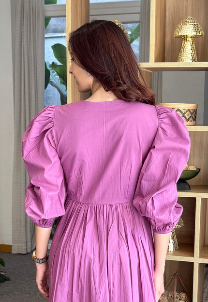 Lavender midi dress