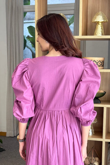 Lavender midi dress