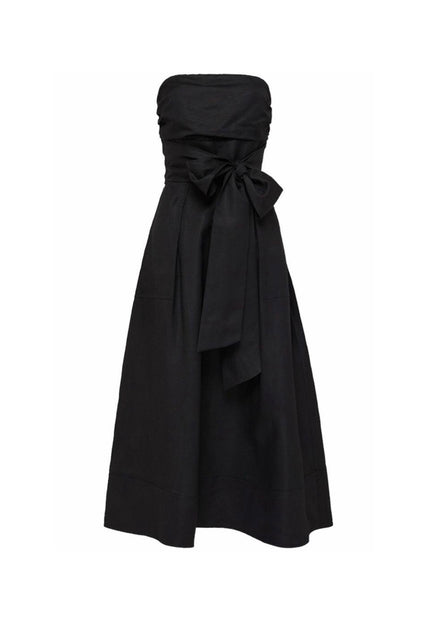 Tube bow midi dress
