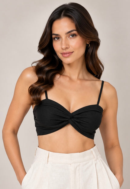 Black padded bandeau