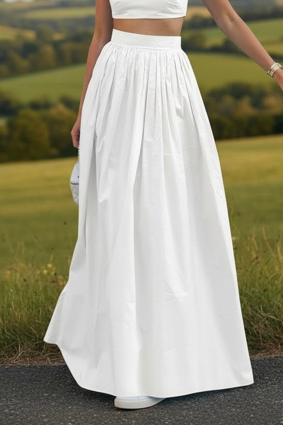 White long skirt