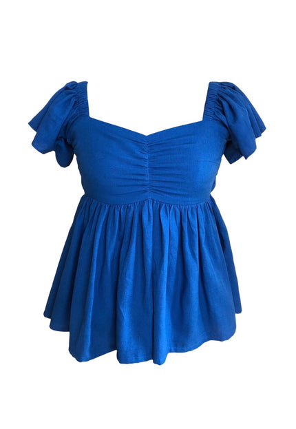 Solid frill top