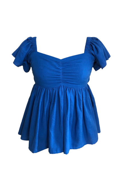 Solid frill top