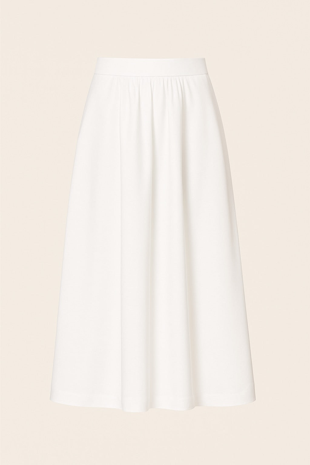 Black maxi cotton skirt