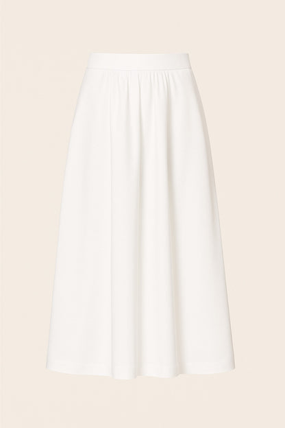 Black maxi cotton skirt