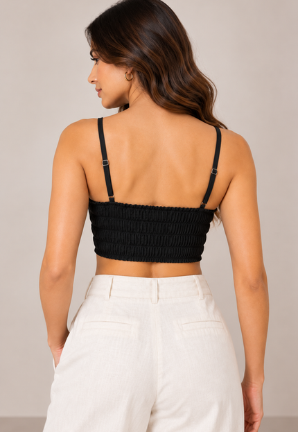 Black padded bandeau