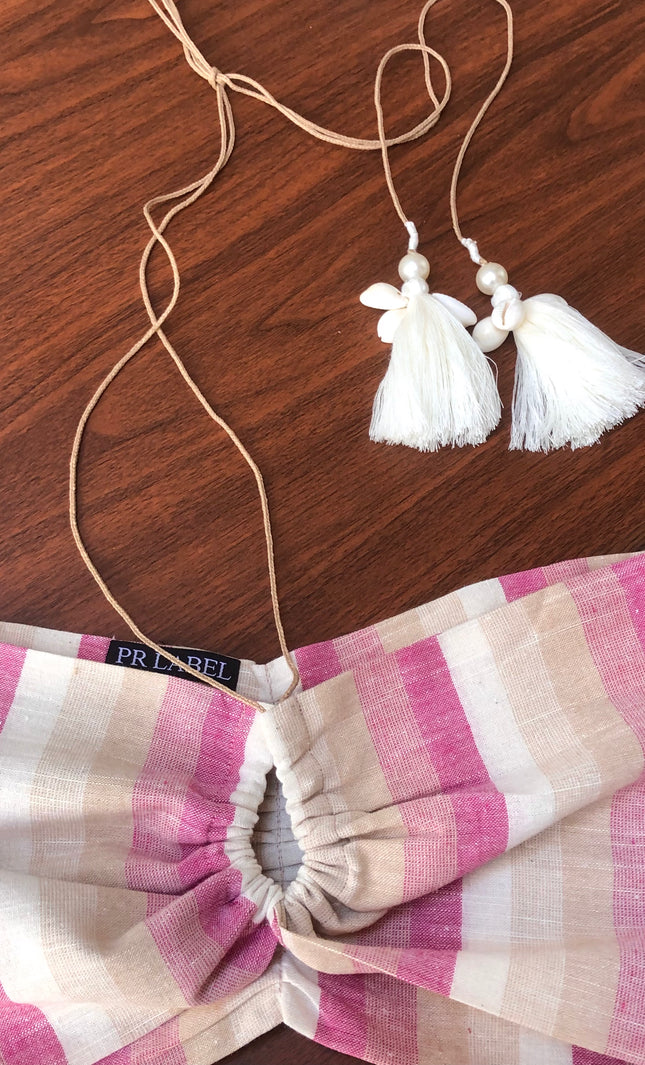 Cotton boho bandeau top