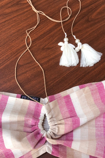 Cotton boho bandeau top
