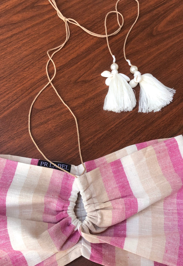 Cotton boho bandeau top